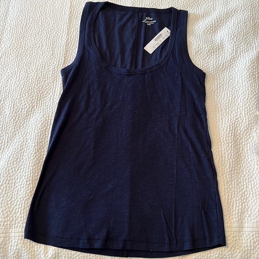 J. Crew tank top vintage cotton size XXS NWT